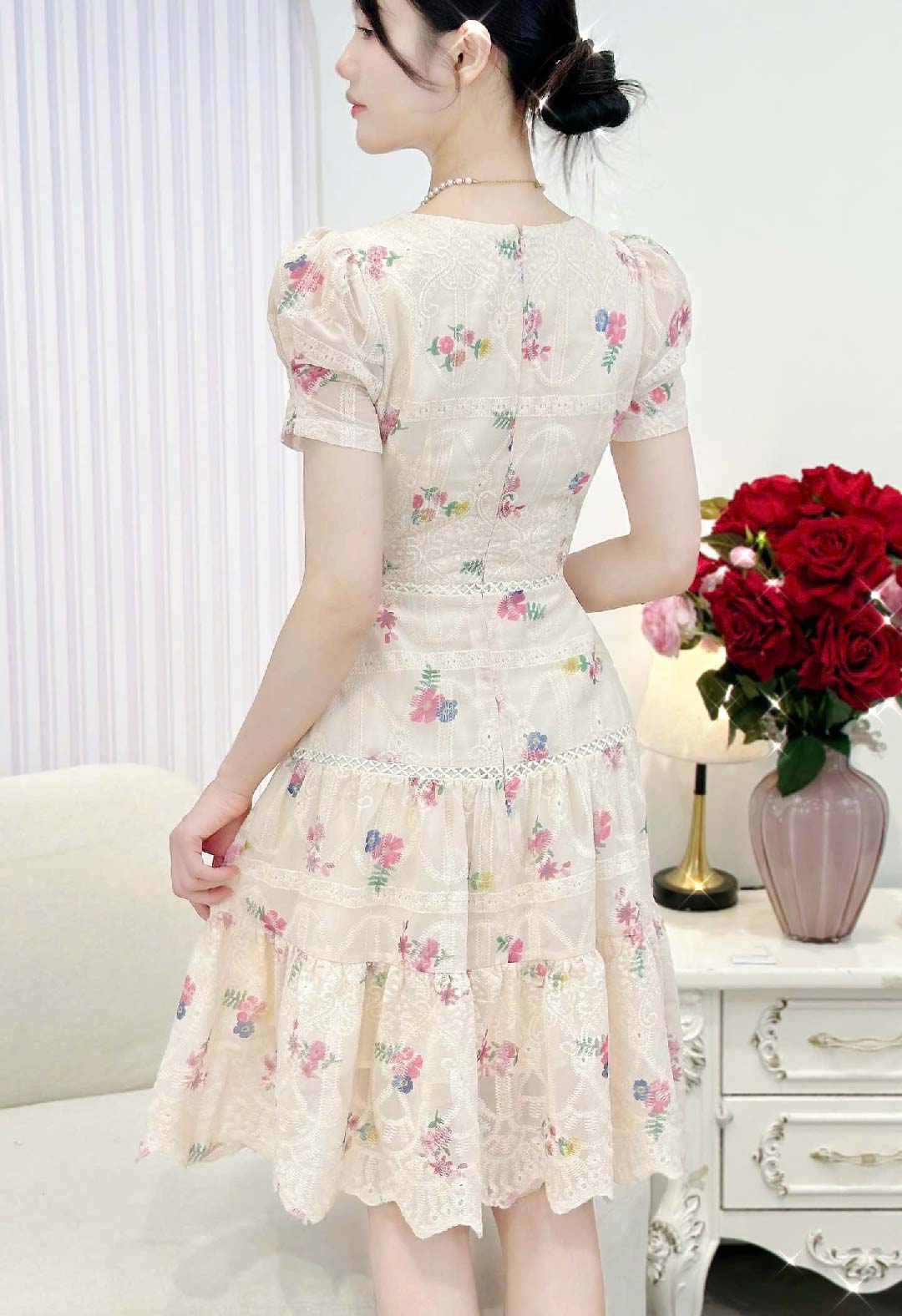 Floral Grace Lace Dress DS6037