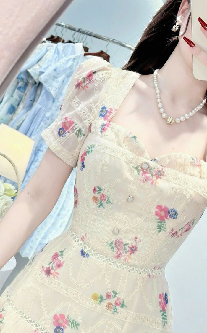 Floral Grace Lace Dress DS6037