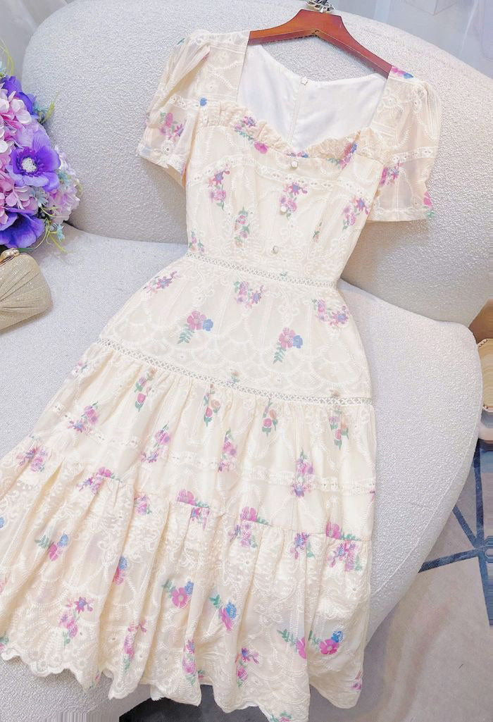 Floral Grace Lace Dress DS6037
